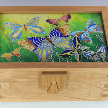 Butterfly Jewelry Box, Box Made by Richard Gagne (Private Collection)