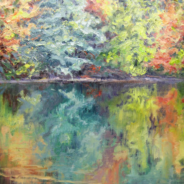 Quiet Reflection 3, 20x24, Oil on Linen