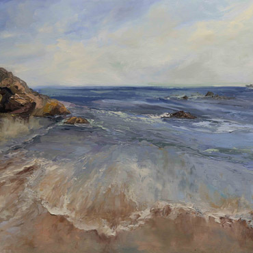 Beach Walk, 24x36, Oil on Canvas