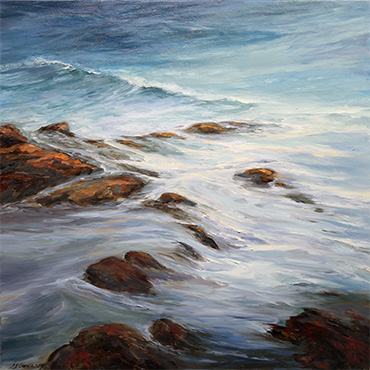 First Light 30x30 Oil on
Canvas