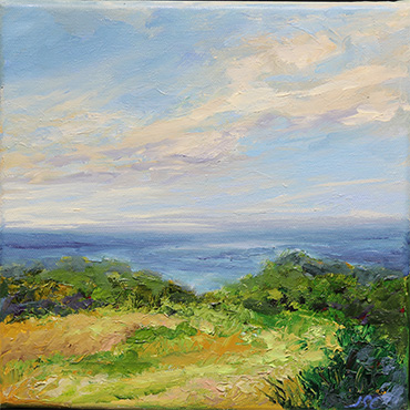 Morning View 10x10 Oil on
Canvas