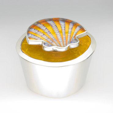 Golden Seashell, 4.5x4.5x4