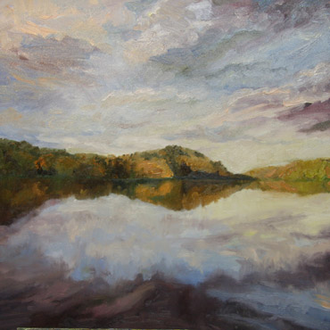 Flat Water, 24x30, Oil on Canvas