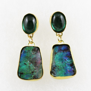 Into The Deep, Boulder Opal, Tourmaline