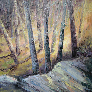 Steep Rock, 24x24, Oil on Canvas
