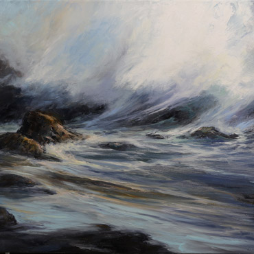 Wave Dance 2, 22x28, Oil on Canvas