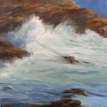 Liquid Energy  18x18 Oil on Canvas