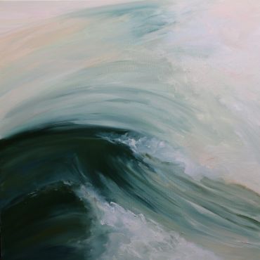 Seafoam Dreams, Oil on Canvas, 24x24